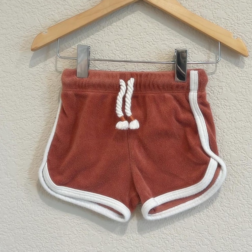 Little Co organic terry cloth shorts 12 months